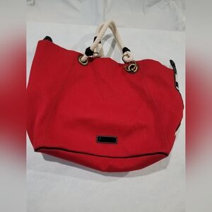 Michael Kors Stylish Red Tote Bag